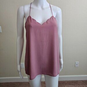 EXPRESS | V-neck Cami-| Color: Mauve| Size: small